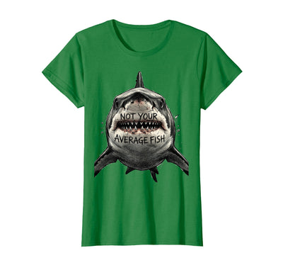 Not Your Average Fish Shark Graphic Design T-Shirt