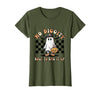 Halloween Pumkin Trick Or Treat Apparel No Diggity About to Bag It Up Trick Treat Candy Halloween T-Shirt - Olive Green