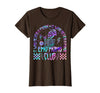 Emo Moms Club Halloween Costume Funny Skeleton It was Never A Phase Emo Moms Club Mother's Day Skeleton T-Shirt - Brown