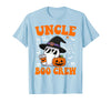 Halloween Family Matching Costume Boo Ghost Tee. Uncle Boo Crew Groovy Ghost Matching Family Halloween T-Shirt - Baby Blue