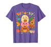 Mexican Spanish Latina Halloween Season Mexican Boo Pan Dulce Spooky Season Halloween Pantasmas T-Shirt - Purple Heather