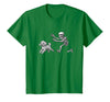 Funny Halloween Dog Lovers Gift Tees Skeleton Dogs Funny Skeleton Chasing Goldendoodle Dog Halloween Dogs Lover T-Shirt -