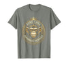Mademark Zero Chill Maximum Monkey Fun Graphic Design T-Shirt - Men - Olive Heather