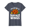 Homewise Shopper Buffalo Wings Buffalo Wings Funny Appetizer T-Shirt - Heather Blue