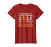 Orange Ribbon ADHD Awareness clothing Halloween Skeleton ADHD Awareness T-Shirt - Cranberry Red
