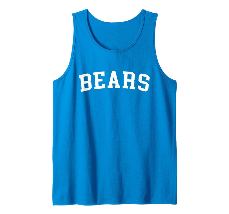 Bears - Designs Bears Tank Top - Sapphire Blue