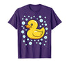 InGENIUS Duck Lover Shirts & Gifts Rubber Duck Bubbles Cute Duckie Duckling Costume Halloween T-Shirt - Purple
