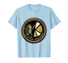 Mademark Monkey Business Pie Chart Funny Graphic Tee T-Shirt - Men - Baby Blue