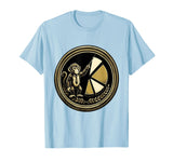 Mademark Monkey Business Pie Chart Funny Graphic Tee T-Shirt - Men - Baby Blue