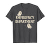 Emergency Department Shirts & Gifts HHWCo. ER Halloween Emergency Department Cute Ghost Design Spooky T-Shirt - Dark Heather