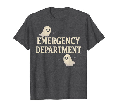 Emergency Department Shirts & Gifts HHWCo. ER Halloween Emergency Department Cute Ghost Design Spooky T-Shirt