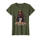 Mademark Life Is Better With Monkeys Fun Primate Design T-Shirt - Women - Olive Green