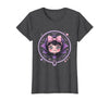 Mademark Women's Cute Vampire Girl Halloween Graphic Design T-Shirt - Dark Heather Grey