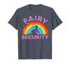 Halloween Fairy Security Father's Day Apparel Men Fairy Security Funny Dad Costume T-Shirt - Heather Blue