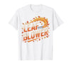 Funny Leaf Blower Fall Costume Couple Halloween Tee T-Shirt - White