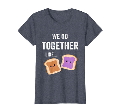DUET ME Peanut Butter and Jelly Sandwich Matching Couple PJs BFF T-Shirt