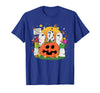 Funny Halloween gift tee Welcome Great Pumpkin Boo Witch Pumpkin Halloween T-Shirt - Royal Blue