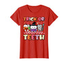 Halloween Shirts For Women Men Kids Boys Girls Halloween Dentist Trick Or Teeth Dental Costume Men Women T-Shirt - Red
