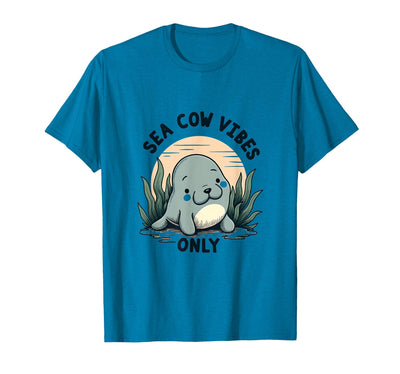 Mademark Sea Cow Vibes Only Manatee T-Shirt