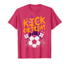Halloween Shirts For Women Men Kids Boys Girls Halloween Soccer Kick Or Treat Football Costume Boys Kid Men T-Shirt - Red