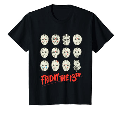 Friday The 13th Halloween Design Masks T-Shirt