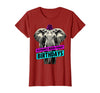 Mademark Elephants Never Forget Birthdays Funny Design T-Shirt - Women - Cranberry Red