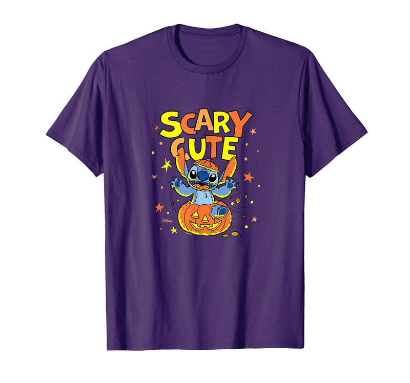 Disney Stitch Halloween Fun T-Shirt - Purple