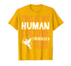 This is My Human Costume Mythical Creature - Halloween Funny T-Shirt - Golden Yellow