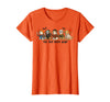Funny Horror Movie Dogs Shirt For Dog Lovers Funny Dogs in Costumes, Horror Movie Dogs, Halloween Dog T-Shirt - Orange