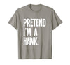 Last Minute Lazy Halloween Costumes & Outfits Pretend I'm A Hawk Funny Halloween Party Costume T-Shirt - Slate Grey