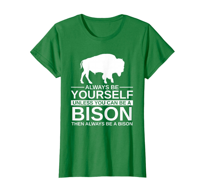 Bison Gift Bison Lover Accessories & Buffalo Stuff Cool Bison Design for Men Women Buffalo Animal Lovers Bison T-Shirt -