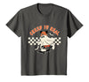 Halloween Creep it Real Vintage Ghost CKTEE2 Vintage Halloween Creep It Real Mouse Ghost Boy Fall Season T-Shirt - Asphalt