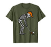 Halloween Tees for Women Men Kids Skeleton Golf Halloween Golfer Costume Dad Mens Boys Kids T-Shirt - Olive Green