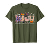 Halloween NICU Nurse Neonatal Intensive Care Neonatal Intensive Care Unit Coquette NICU Nurse Halloween T-Shirt - Olive Green