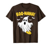 Halloween Tees for Women Men Kids Funny Banana Ghost Boo Pun Halloween Costume Men Women Kids T-Shirt - Brown