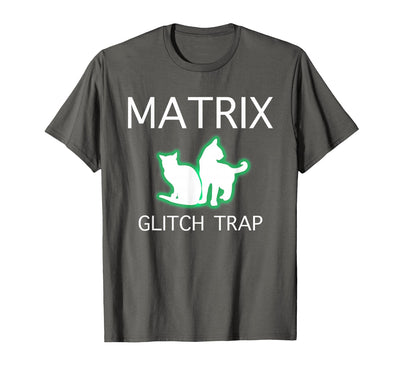 JC JAKOBE COLLEXION Cat Glitch Trap in Matrix T-Shirt