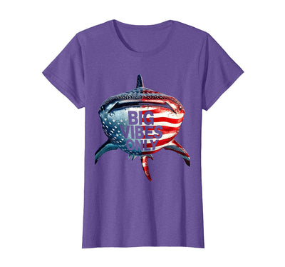 Whale Shark Big Vibes Only Ocean Design T-Shirt