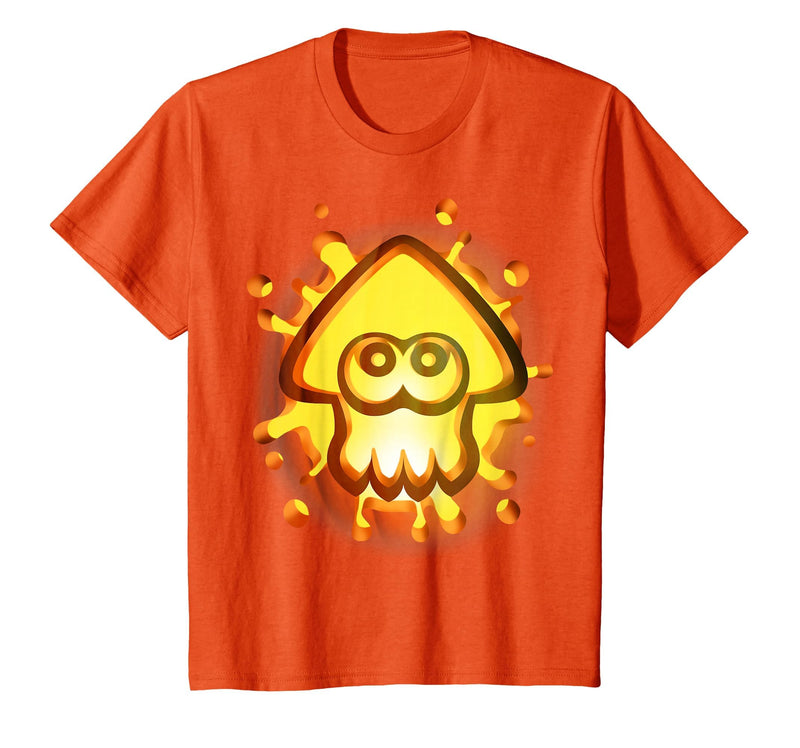 Nintendo Splatoon Inkling Halloween Pumpkin Graphic T-Shirt T-Shirt - Orange