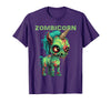 Unique All Hallows Eve Animal Meme Merch Stuff Funny Zombie Unicorn Halloween Tshirt Zombicorn Creature T-Shirt - Purple