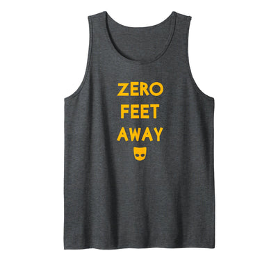 Zero 0 Feet Away Funny Gay Cruising Tank Top