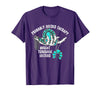 Probably Needed Therapy Bought Turquoise. Probably Needed Therapy Bought Turquoise Instead T-Shirt - Purple