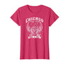 Camelot71 Chicago Classic Retro Vintage Illinois Windy Rock'n'Roll T-Shirt - Red Heather