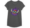 Disney Lilo & Stitch Jack-o’-Lantern Pumpkin Happy Halloween T-Shirt - Asphalt Grey