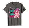 Punny Pig Valentine Apparel Don't Go Bacon My Heart Funny Pig Valentine Tee T-Shirt - Asphalt Grey