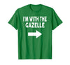 ShirtZilla I'm with The Gazelle Halloween Gazelle T-Shirt - Kelly Green