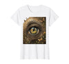 Mademark Elephant Eye Landscape Reflection Wildlife Art T-Shirt - Women - White