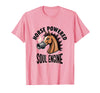 Mademark Horse Powered Soul Engine Equestrian Design T-Shirt - Men - Pink