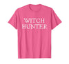 Witch Hunter Halloween Funny Witch Hunter Halloween Costume Easy Lazy T-Shirt - Pink Heather
