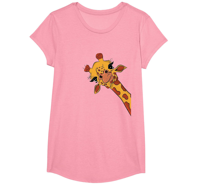 Funny Giraffe women animals costume girls mens Love Giraffes Women Shirt Giraffe Lovers for Kids and Girls T-Shirt - Girls - Pink