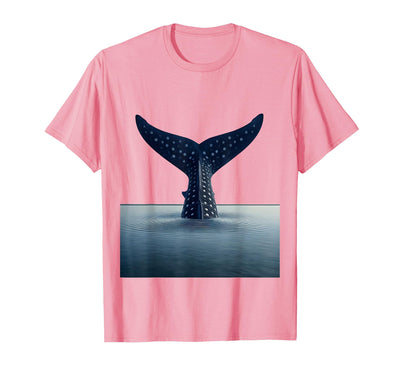 Whale Shark Tail Fin Breaking Calm Water T-Shirt